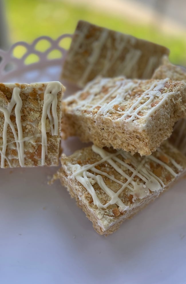 Banana Pudding Rice Krispy Bar