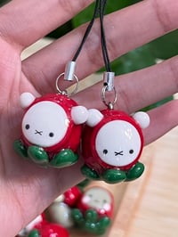 Image 1 of miffy strawberry charms 🍓