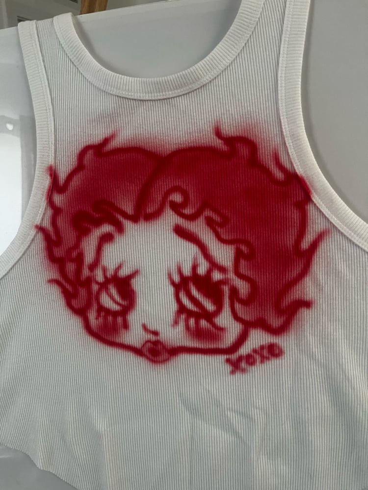 Image of betty boop airbrushed baby tee