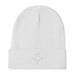 Image of T Knight White Embroidered Beanie 