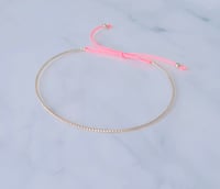 Image 3 of Bracelet jonc doré fin