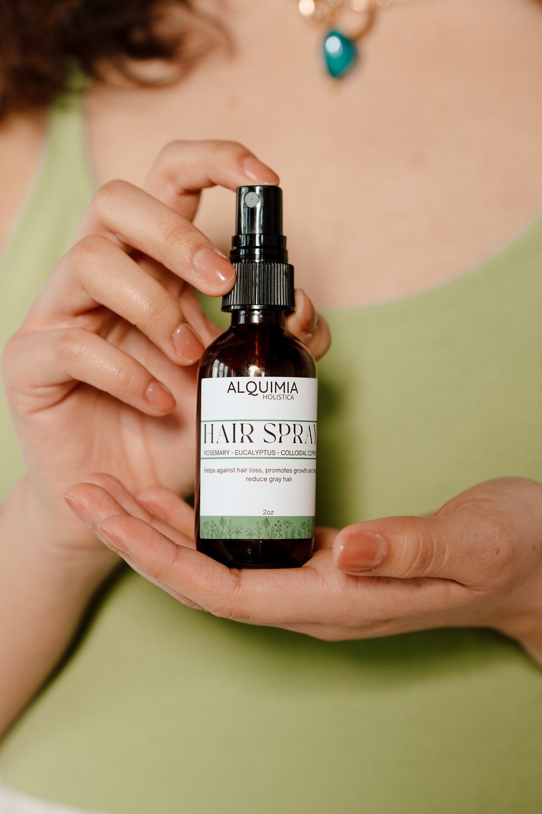 Rosemary Eucalyptus Colloidal Copper Hair Loss Treatment Alquimia