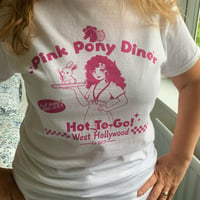 Image 4 of Pink Pony Diner shirt, Chappell Roan Unisex Tee