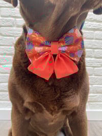 Image 4 of Palms and Shells Bow Tie / Sailor Bow