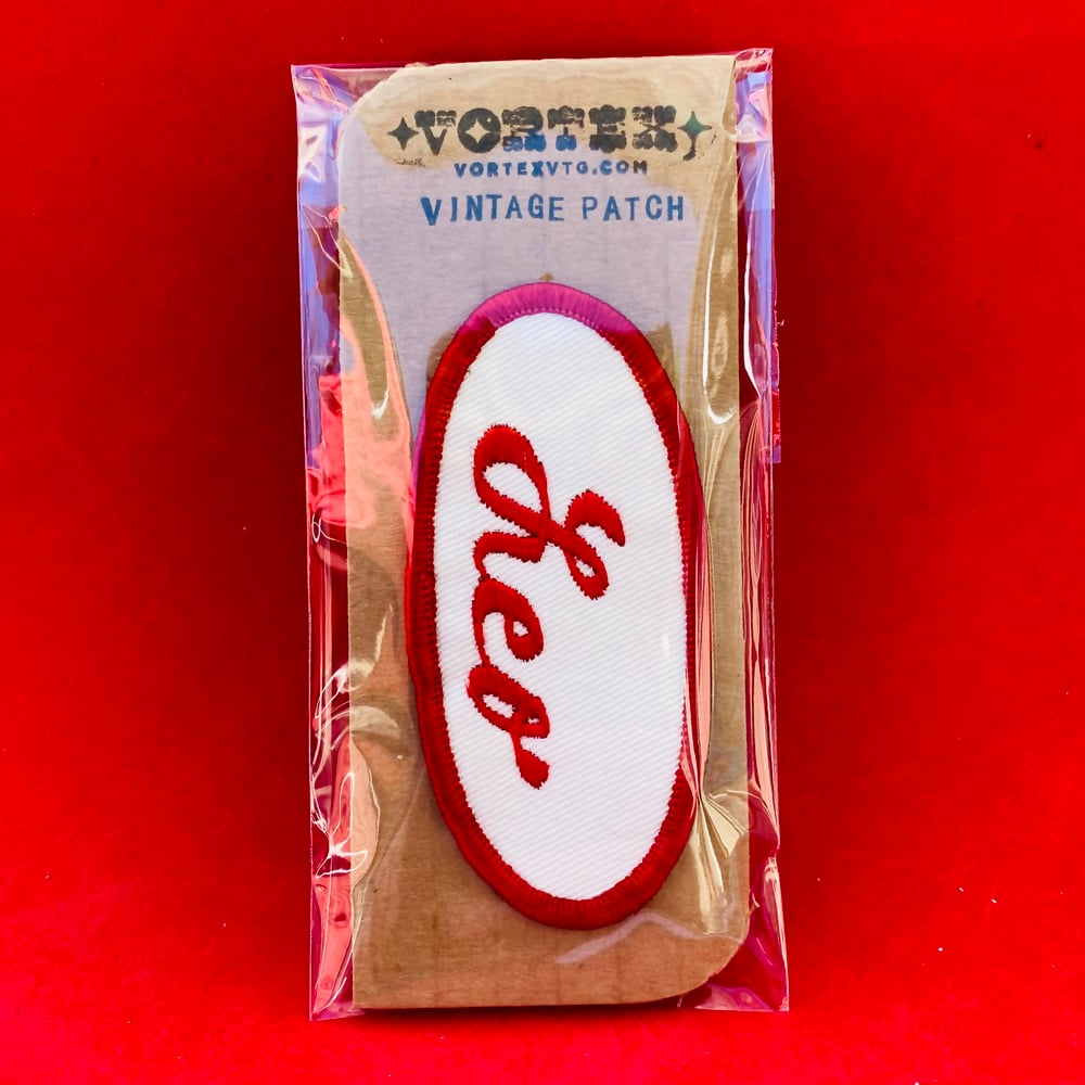 Oval Vintage Name Patch