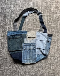 Image 1 of Oversized Recyled Tote Bag 