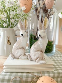 SALE! Ceramic Rabbits ( Set of 2 )