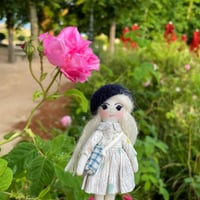 Image 2 of Tiny Handmade Doll 4" traveller C