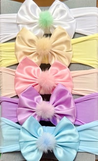 Image 2 of Mink bow headband 