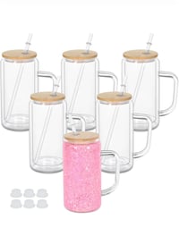 (BLANK) 16 oz snow globe mug (with handle)