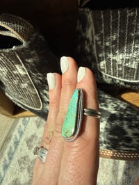 Image 3 of Fence Line Turquoise Ring