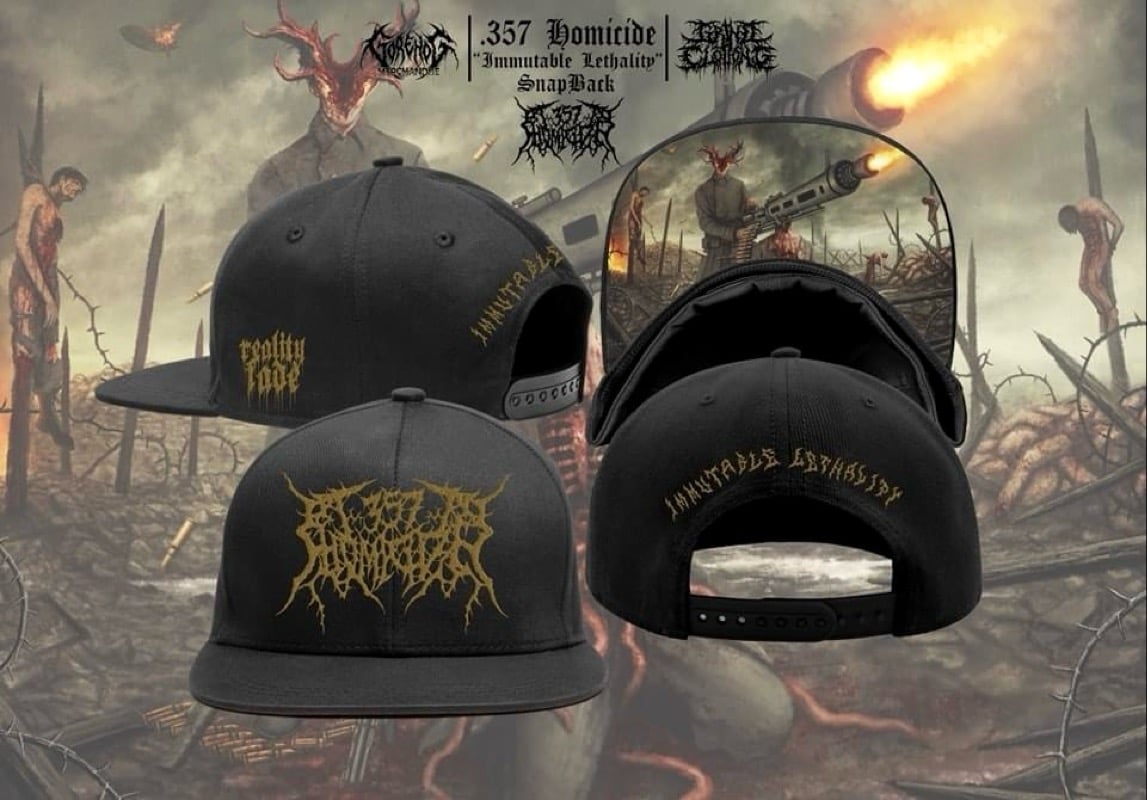 *PRE-ORDER* 357 Homicide - Snapbacks | Gorehog Merchandise