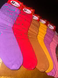 Image 3 of Cozy Cute Slouch  Socks 