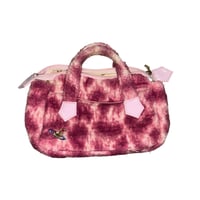 Image 1 of Vivienne Westwood pink leopard print terry cloth bag
