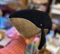 Image 3 of Hand sewn stuffed whale