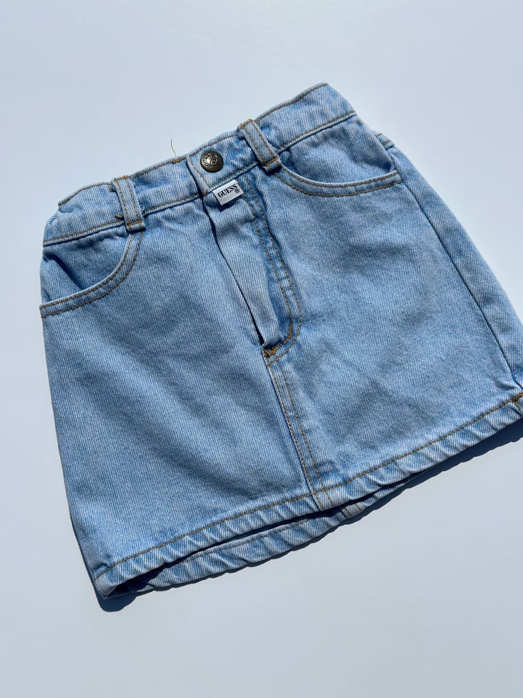 Image of Vintage Guess Jean Skirt 2Y