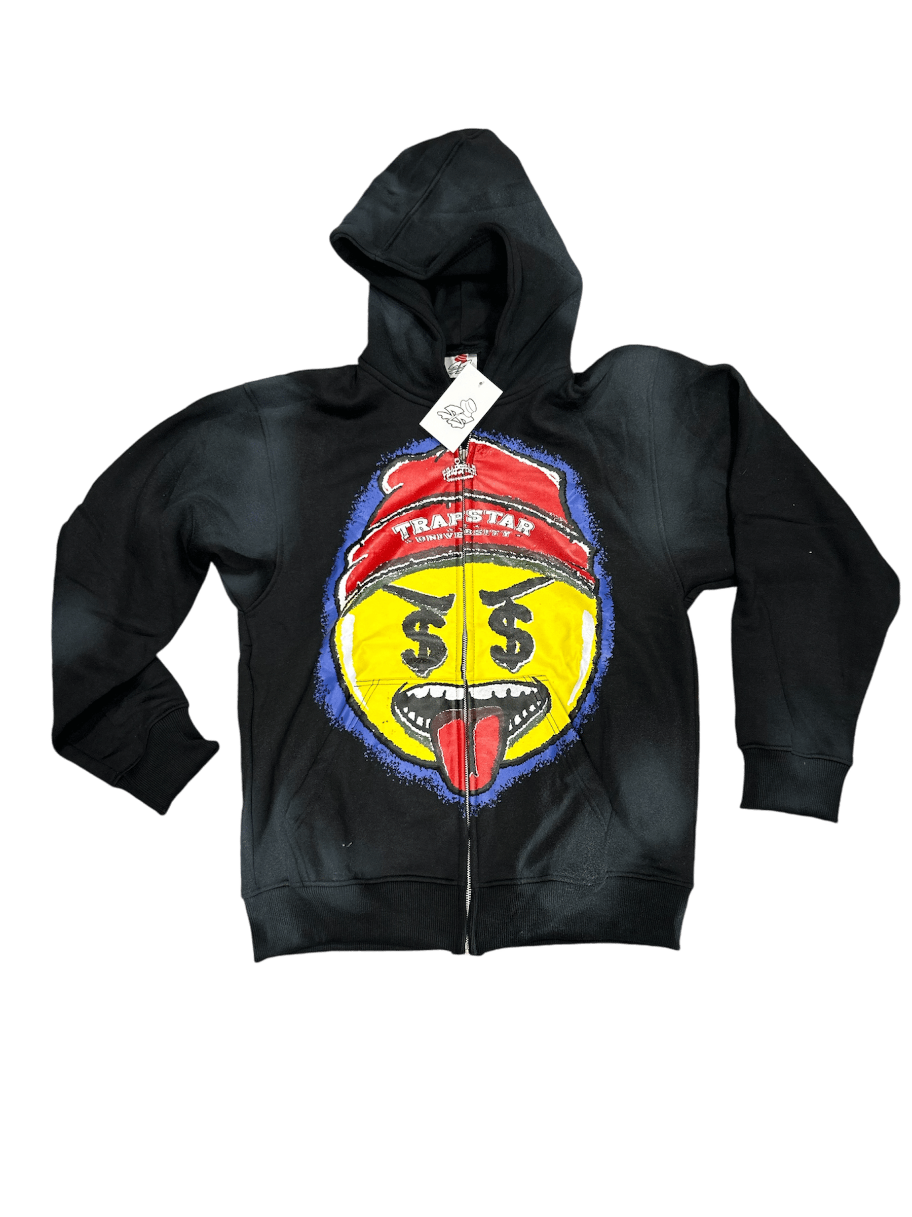 Black Trapstar University “Emoji” Hoodie | SuperSTAMPED