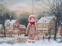 Image 3 of Spun Cotton Doll Ornament, Niklaus