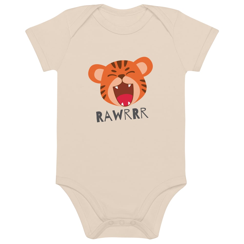 ZEN EXP - “RAWR!” Organic cotton baby bodysuit