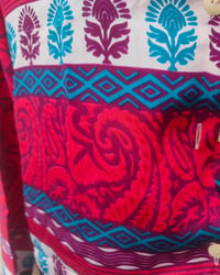 Image 4 of S/M Sari PJ lounge set red and purple 