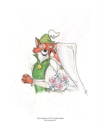 Image 2 of Disney Art Selection- Robin Hood / Rooster 