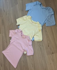 Ruched detail top - 3 colours 