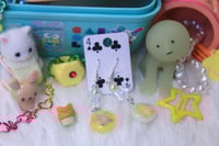 Image 1 of 'lemon lime' drop earrings