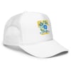 "BLUE FLOWER" TRUCKER HAT