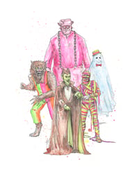 Image 2 of Squad Goals - Monster Squad and Cereal Monsters Art Print Selection