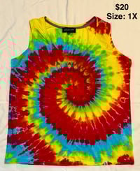 Rainbow Spiral Tank Top - 1X