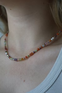 Image 4 of Citrus Amethyst necklace in gold