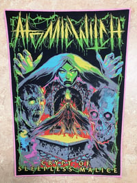 Image 3 of Official Atomic Witch - “Crypt of Sleepless Malice”  Backpatch