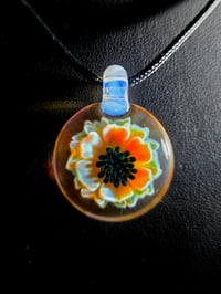 Image 1 of Psychedelic flower pendant...