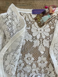 Image 2 of Vintage Cotton  Lace Bolero 