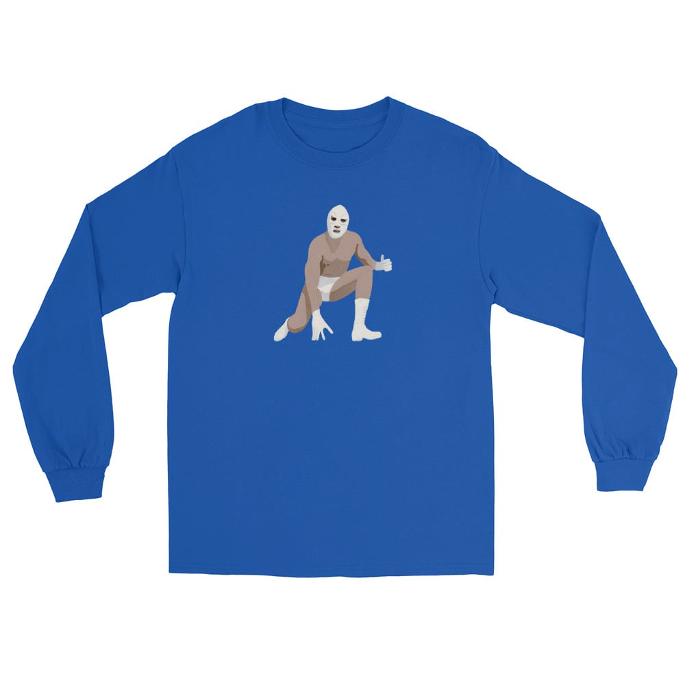 Image of SWEDISH MEXICAN WRESTLER LONG SLEEVE SHIRT