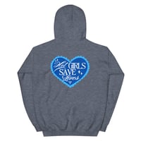 Image 22 of HOT GIRLS HAVE HEART HOODIE - BLUE