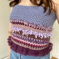 Image 4 of parma violet tube top