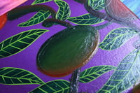 Image 7 of Tropical Mangos on Vines 6x6 Original 🍃