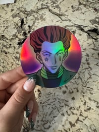 Image 1 of Holographic Hisoka Sticker