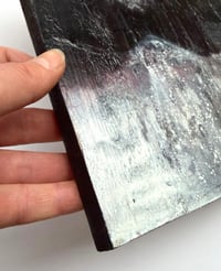 Image 3 of Soul Story original oil painting on wooden panel