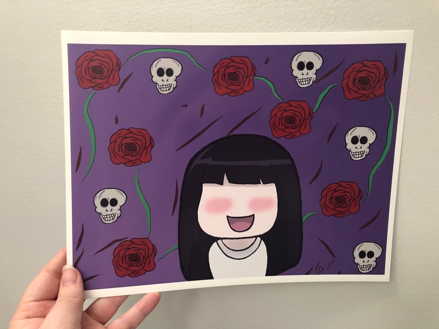 Image of Horror Girl Print