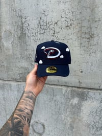 Image 3 of PARTLY CLOUDY NAVY RED ARIZONA DIAMONDBACKS CUSTOM FITTED CAP