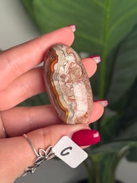Image 7 of CHOOSE YOUR OWN MEXICAN LACE AGATE PALMSTONES 