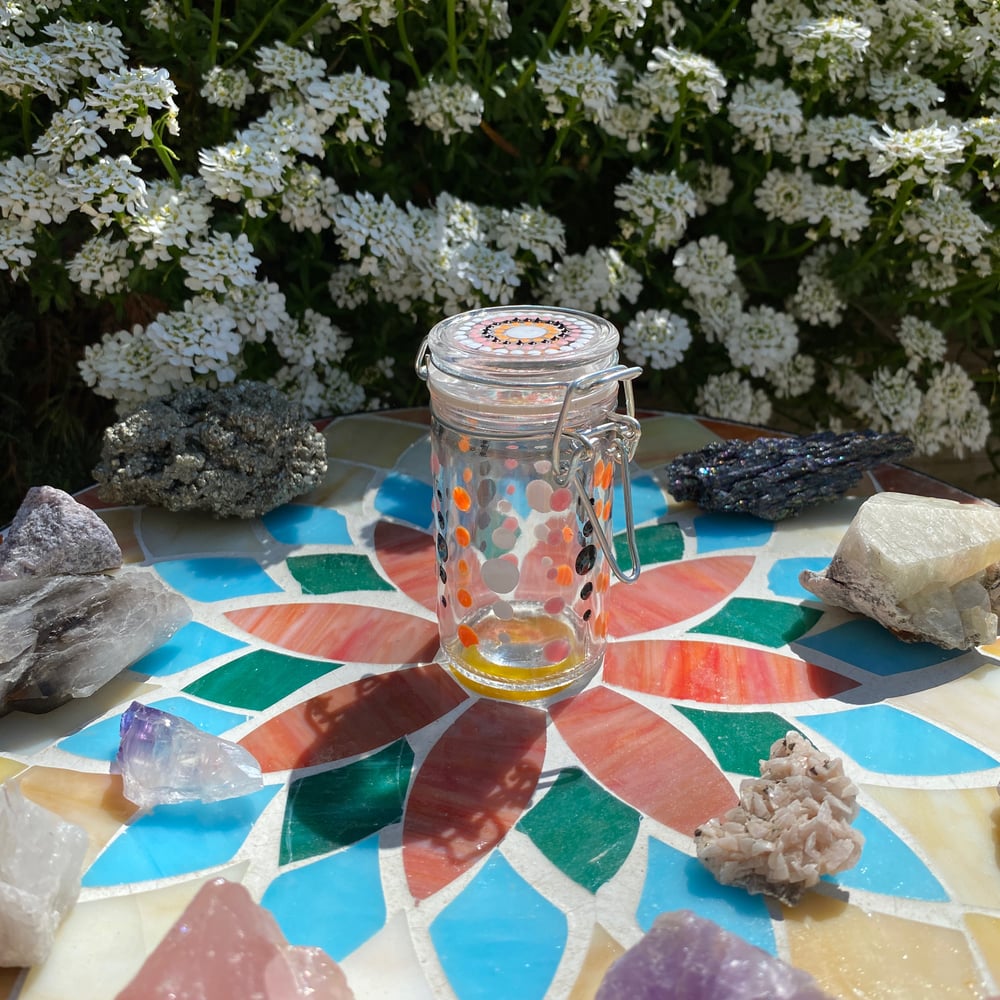 Image of calm sunset stash jar