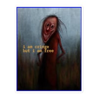 Cringe but Free Sticker
