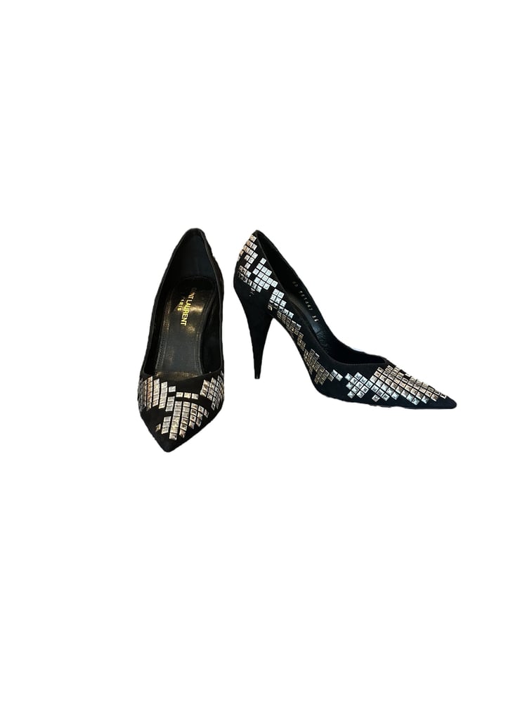 Image of Saint Laurent Size 36 Studded Pumps 1186-2