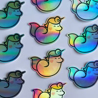 Image 2 of Wuxicornio Sticker Holográfico