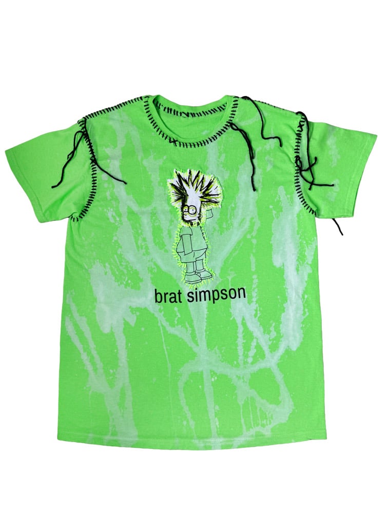 Image of THE END IS NEAR X HARTEX X BRAT SIMPSONS TEE