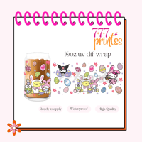 Sanri Easter friends UV DTF Cup wrap