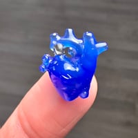 Image 2 of MINIATURE "LAYERS OF LOVE" ANATOMICAL HEART PENDANT 5